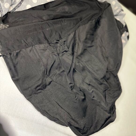 Longitude Black Polka Dot One Piece Swim Dress - Picture 5 of 9